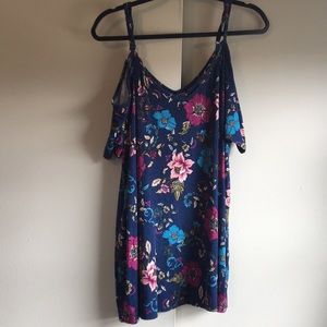 Torrid cold shoulder spaghetti strap top